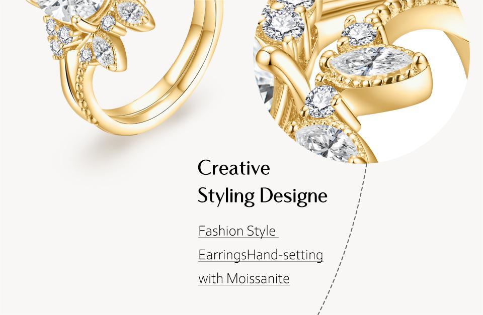 Oval Cut Synthetic Moissanite Ring 2Ct D Color VVS1 for Women Engegament Wedding Gift R082