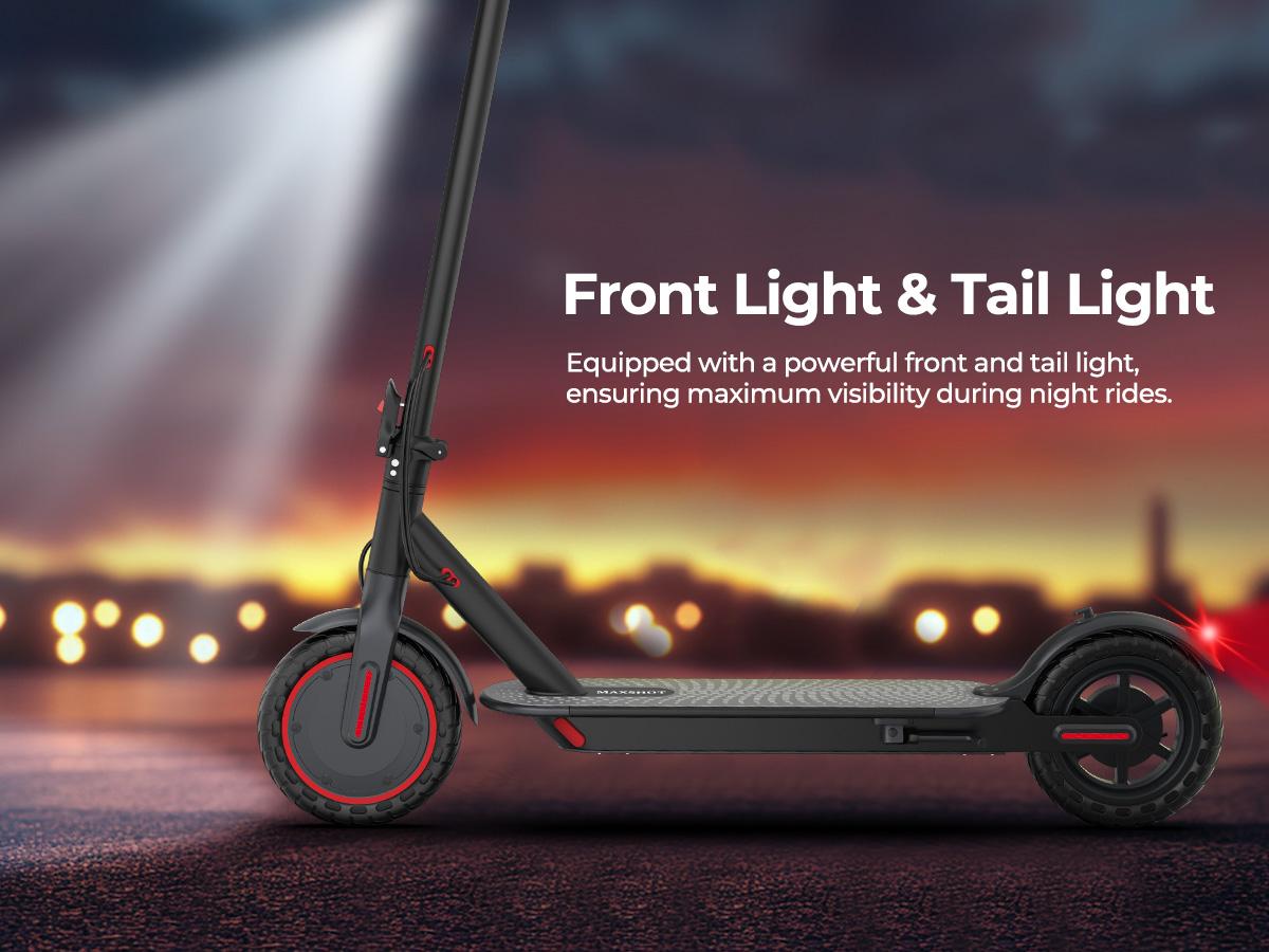 Electric Scooter, Powerful 350W Motor, Up to 16Mph & 16 Miles, 8.5" Tires, Folding E-Scooter for Teen and Adults, APP Contral