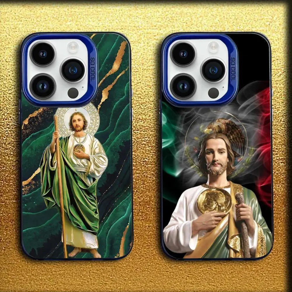 San Judas Tadeo Phone Case For iPhone 17 Promax 16 15 14 13 12 11 Plus Pro Max 17Air and Samsung S26 S25 S24 S23 S22 S21 FE Plus Ultra - Anti Drop Full Perfect Aesthetic Printed Soft TPU Case
