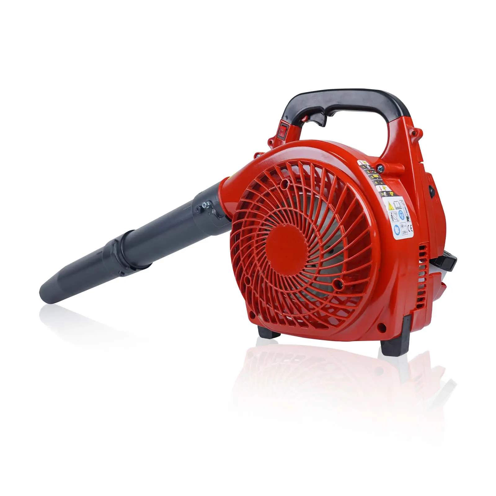 1.1 HP Handheld Gas Leaf Blower, 28CC 2 Stroke 490 CFM 180 MPH, Powerful Clearing Performance and Ergonomic Gas Powered Leaf Blower for Lawn Care, Snow Blowing & Yard Cleaning