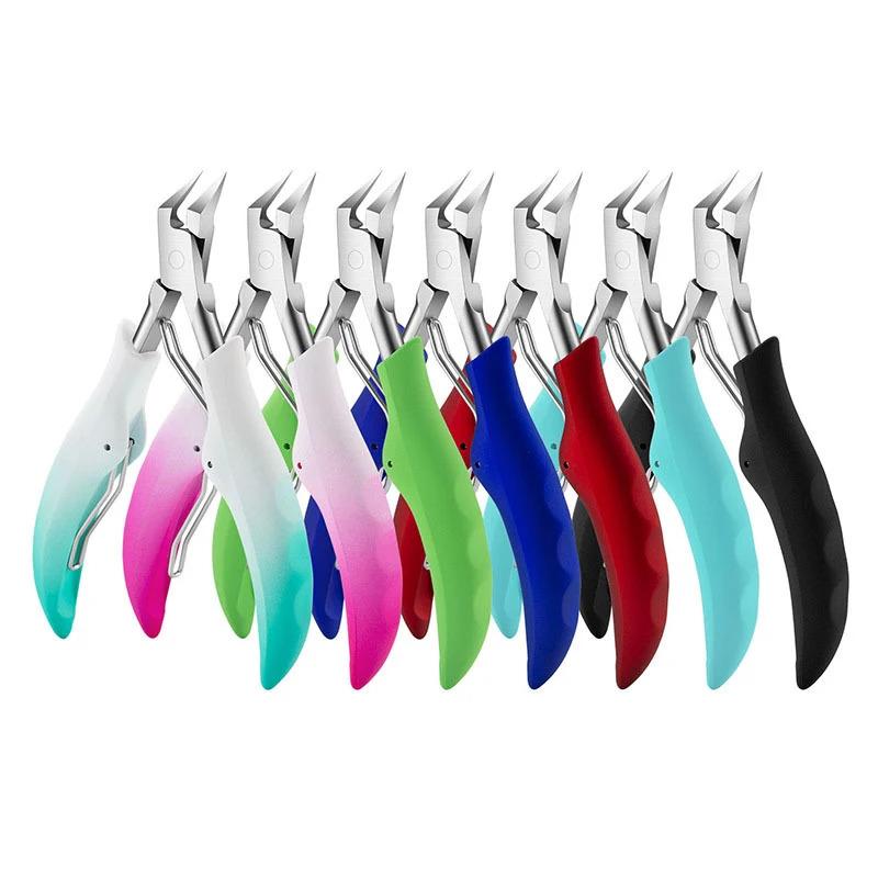 1-Piece Stainless Steel Ingrown Toenail Nippers, Toe Nail Clipper, Edge Trimmer, Dead Skin Remover, Pedicure Nail Care Tool