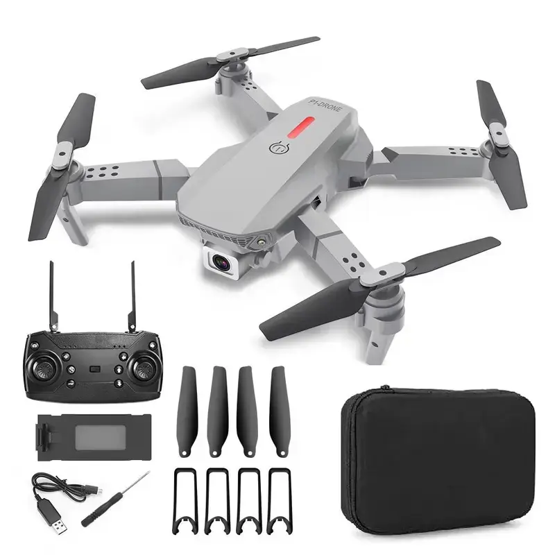 RC Toy Drone with Camera and Accessories - Gray (PS)