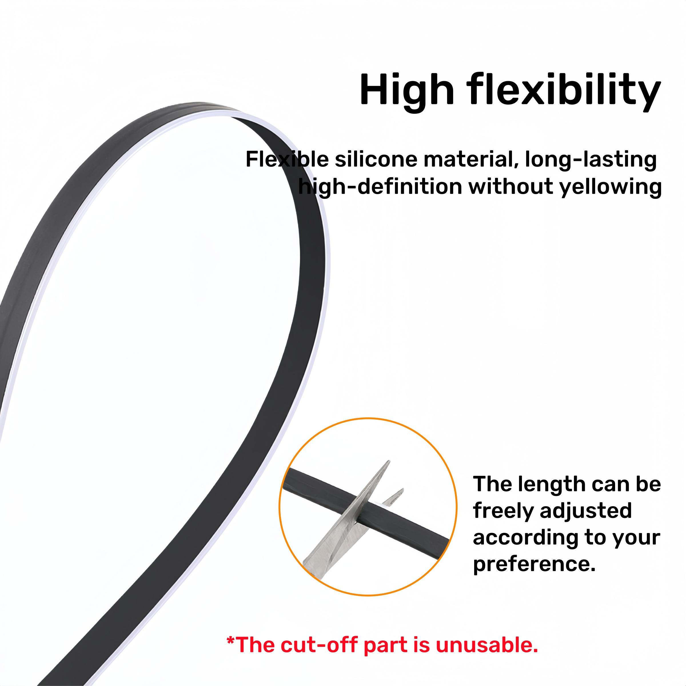 Car Center Console Ambient Light, Car Interior LED Lamp, Acrylic Dashboard Atmosphere Light, USB Wired Flowing Light, Car Ambient Lighting, Interior Car Lights