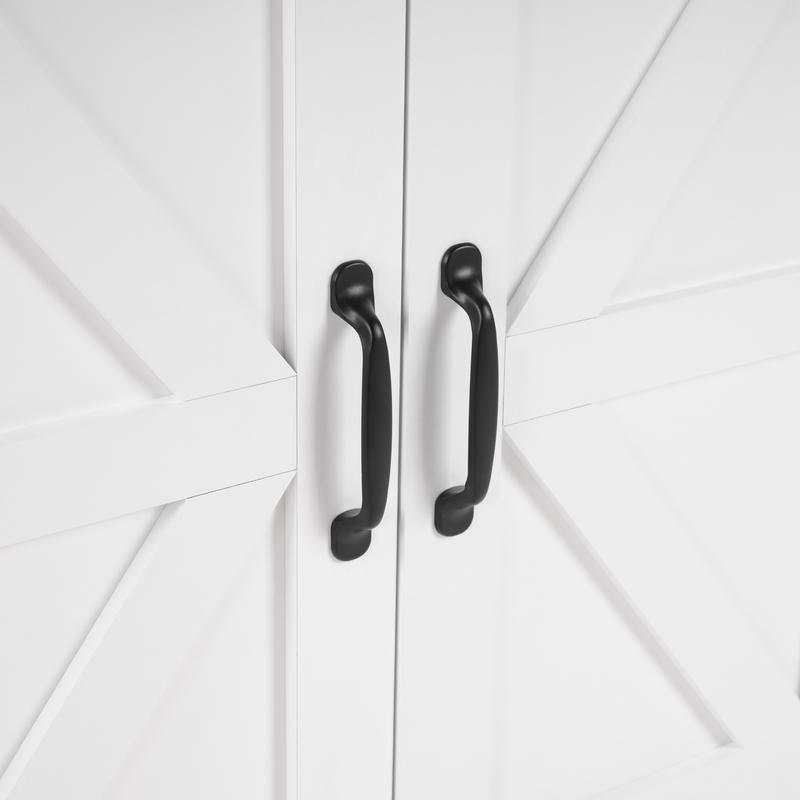 【TikTokShopBlackFriday】【Clearance】Storage Cabinet with Doors, Modern Buffet Sideboard with Adjustable Shelf, Wood Grain Accent Cabinet for Living Room, Kitchen, Dining Room, Entryway