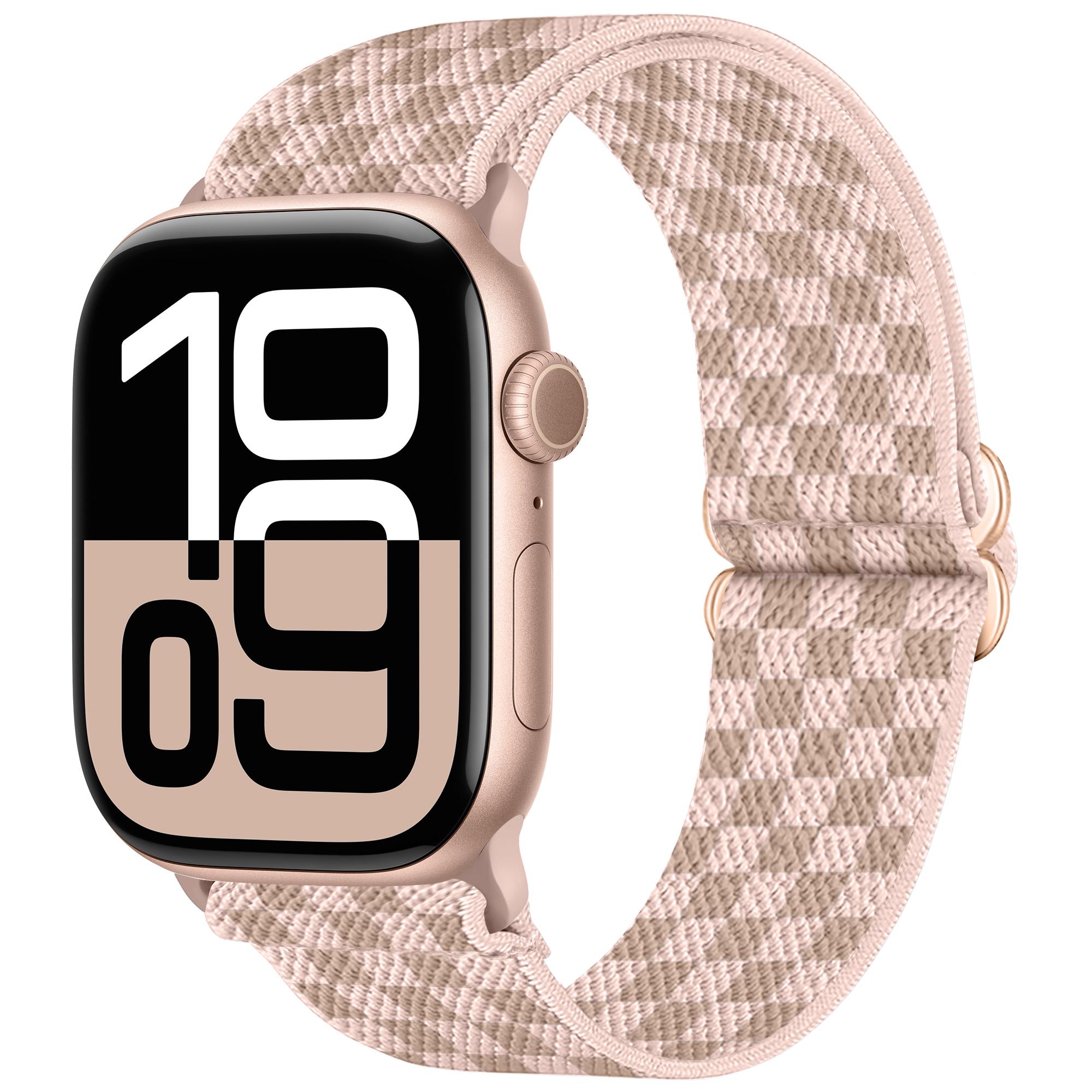 9-Pack Stretchy Bands for Apple Watch 40mm-49mm, Water-Resistant Solo Loop Sports Strap, Fits Iwatch Series 10/9/8/7/6/5/4/3/se/ultra, Smart Watch Straps