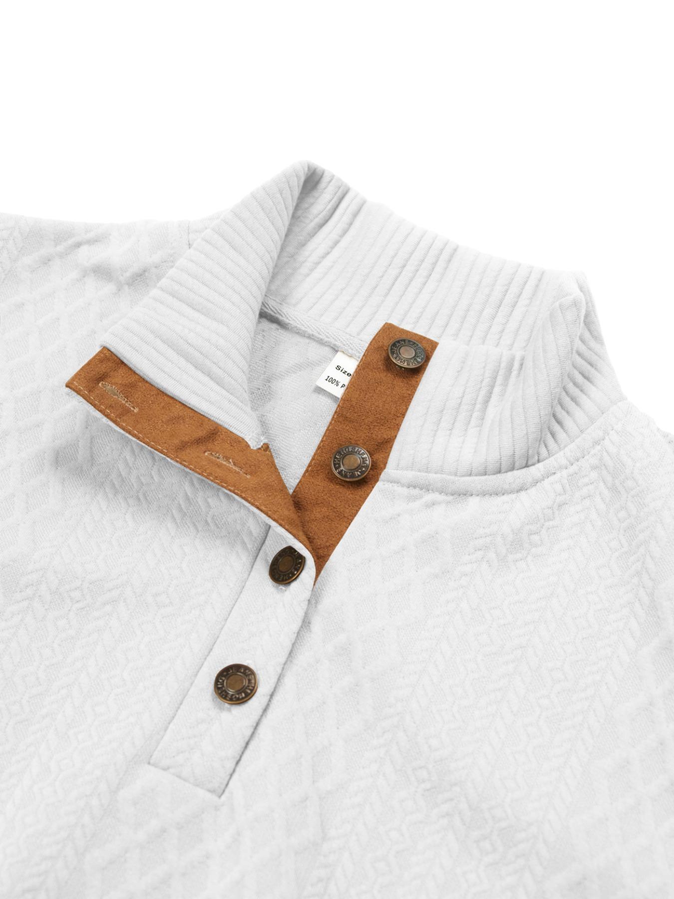 Men's solid color autumn and winter jacquard pattern fashion hoodie, basic soft and comfortable casual loose version of the long sleeve hoodie, suitable autumn and winter seasons, daily wear men's top, street style Sweatshirt