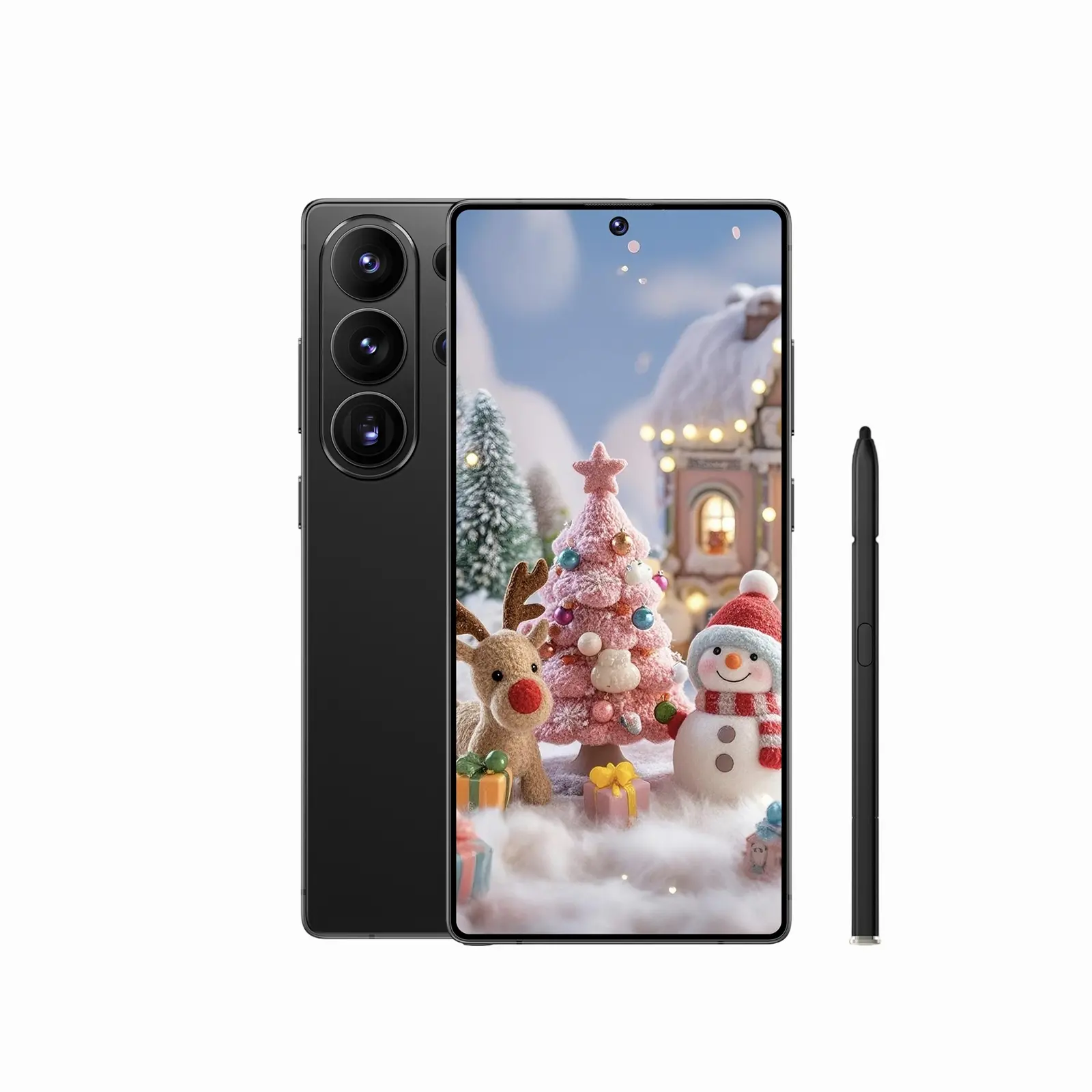 Full Network Digital Smart Phone, Multifunction 6.75 Inch Large Screen, Includes Stylus Pen, 3+64g Android 10, Dual Sim Support, Memory Card Slot
