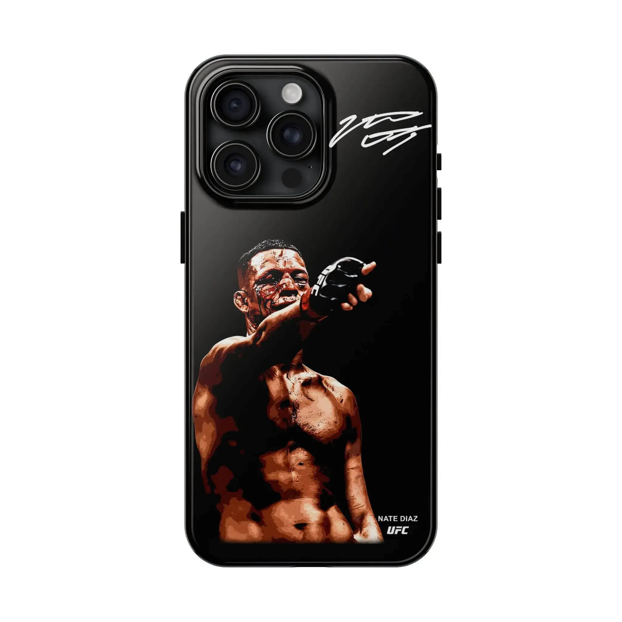 UFC Fighter Autograph Series Champion-Themed Phone Case – Durable protective case compatible with iPhone 12–17 and Samsung S22–S26. An excellent gift choice for close friends and special occasions.