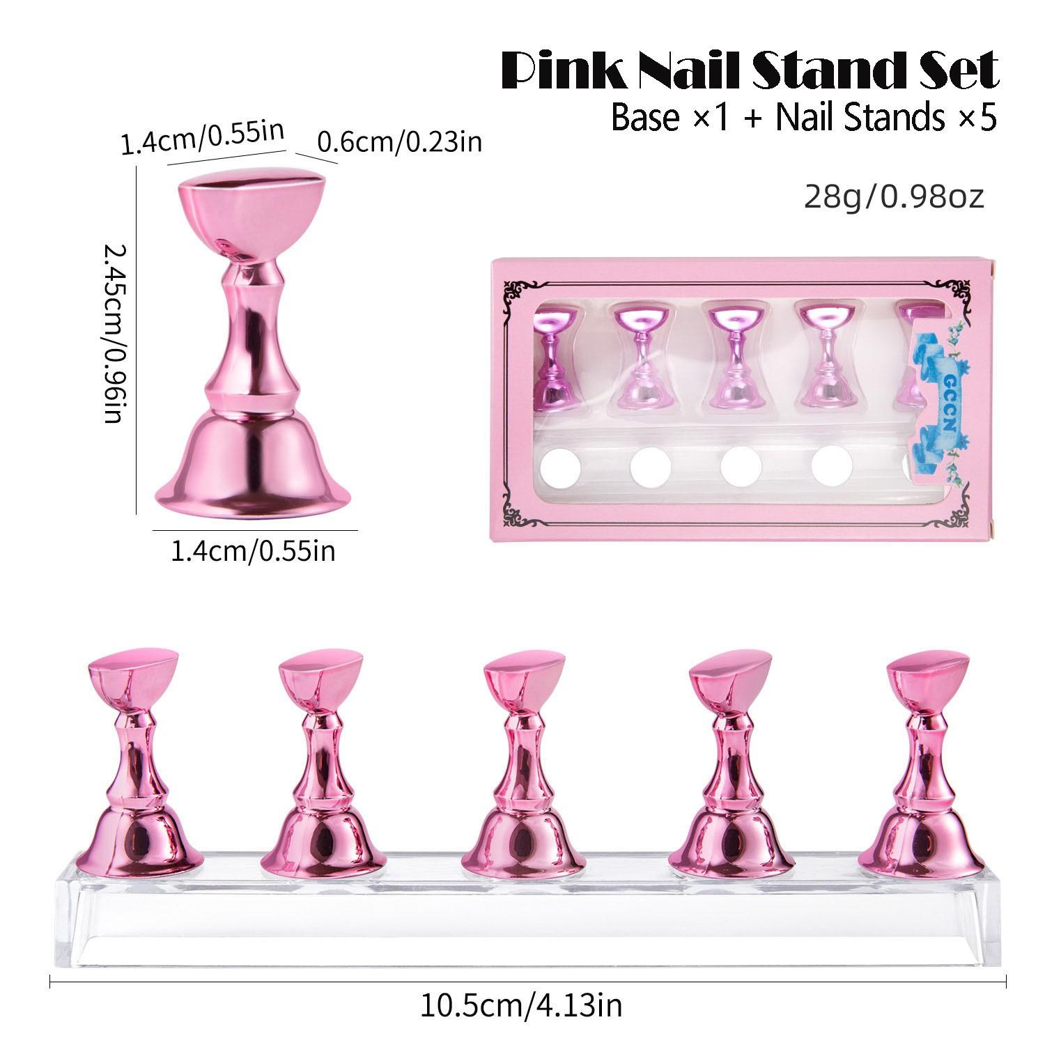 ✨ 21/24/30-Piece Professional Nail Art Tool Set, Including Nail Brushes / Dual-Ended Dotting Pens / Nail Holders / Double-Sided Tape / Tweezers / Cleaning Brushes / Palette / Nail File Combo Set, Suitable for Nail Salons and Home DIY