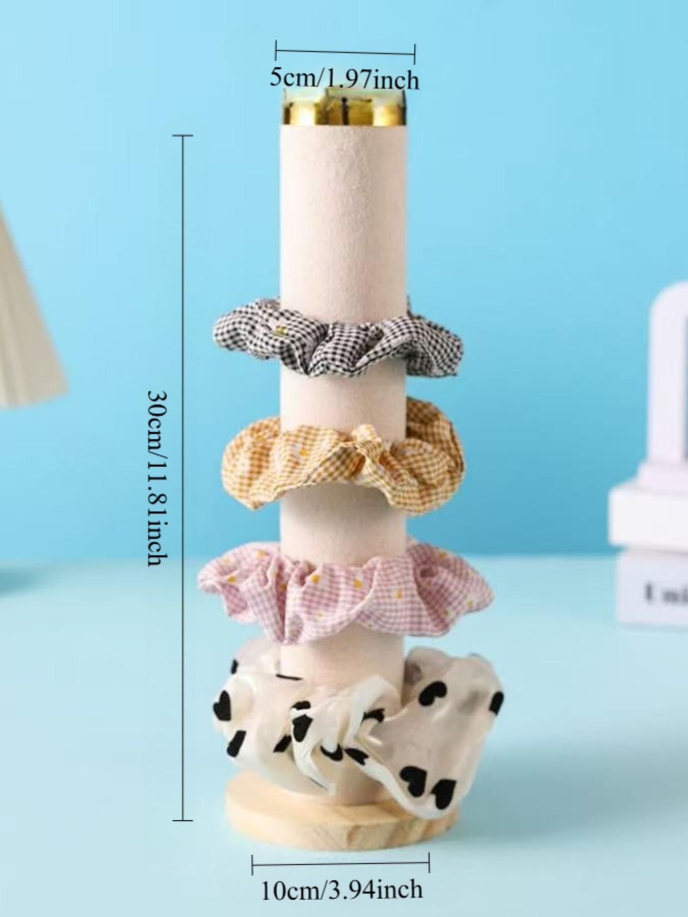 High-Quality Velvet Headband Display Stand, Jewelry Watch Hair Tie Bracelet Organizer, Boutique Accessory Storage Rack