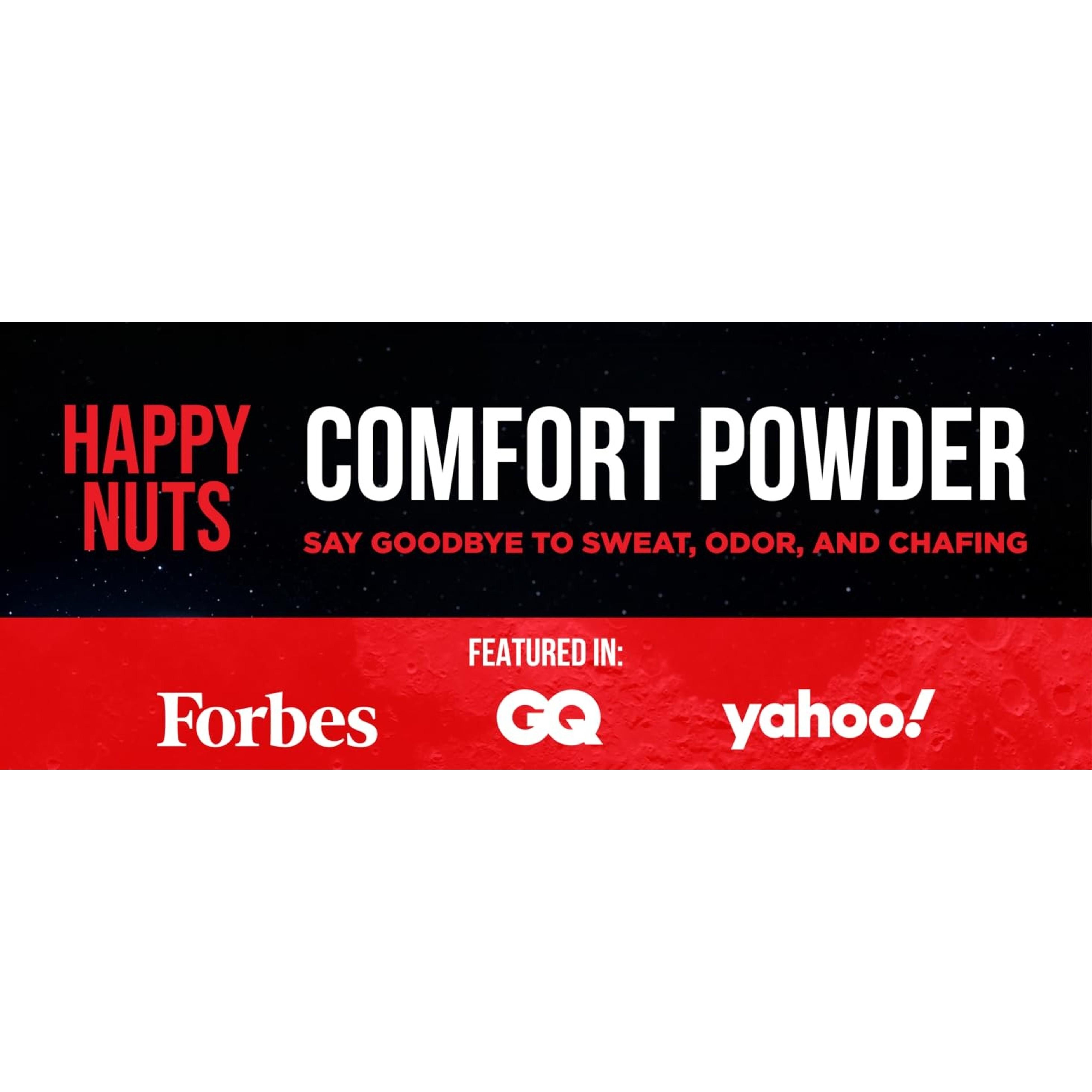 Men's Comfort Powder Deodorant – Anti-Chafing, Sweat & Odor Control for Jock Itch, Aluminum-Free, 6 oz (1 Pack), Original ScentGift