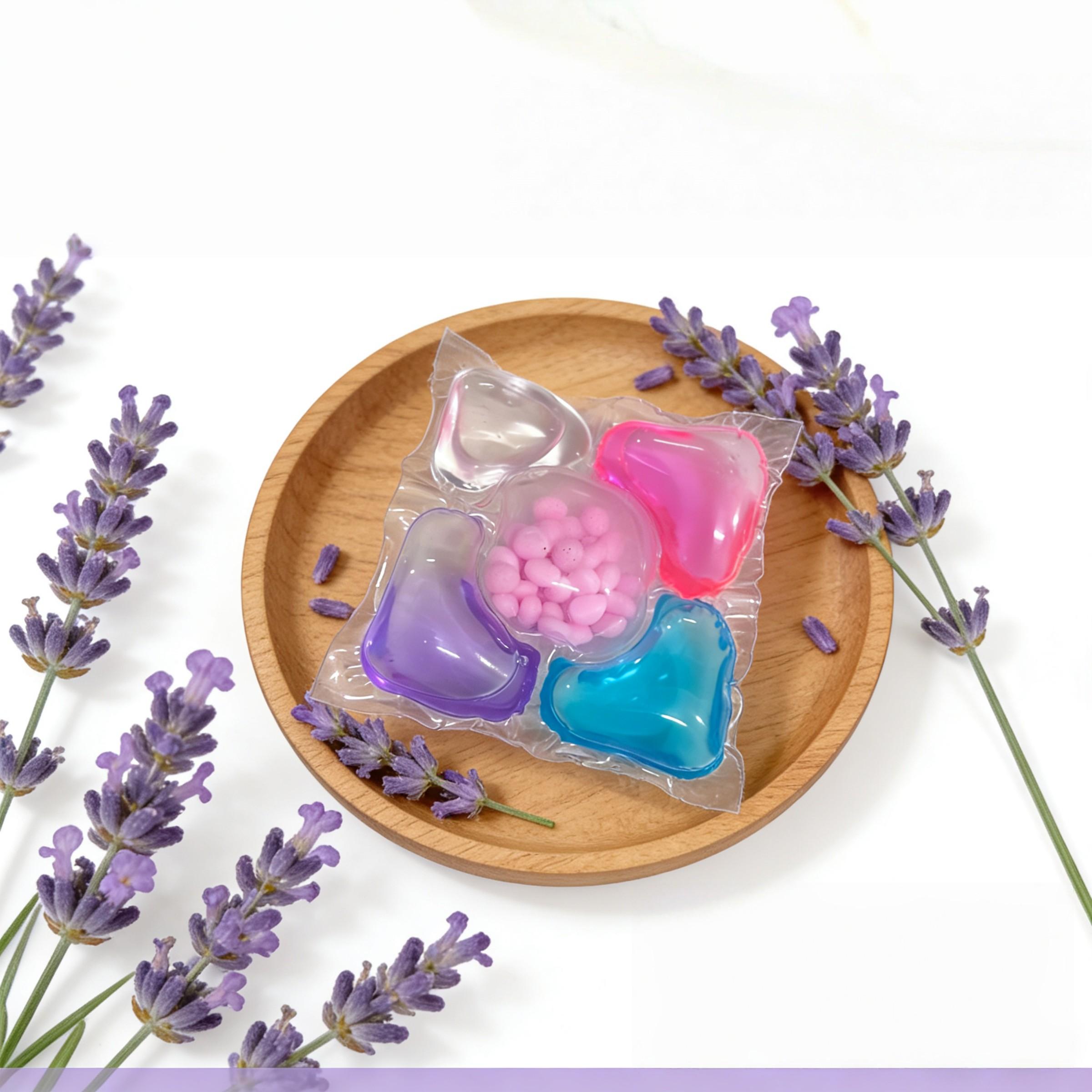 5-In-1 Laundry Beads, 10/30/50/100 Pieces, Long-Lasting Detergent Capsules, Travel-Friendly Design, Eco-Friendly Cleaning, Soften Clothes