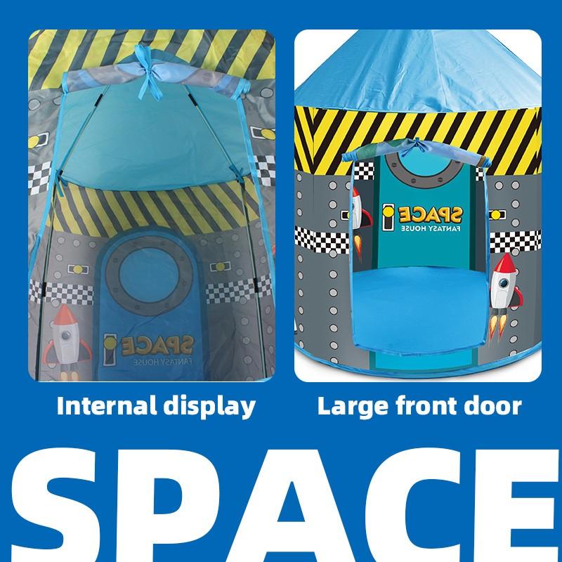 Kids Fun Yurt Play Tent, Portable Outdoor Playhouse, Beach Castle Toy for Boys & Girls, Perfect Christmas Halloween Holiday Gift