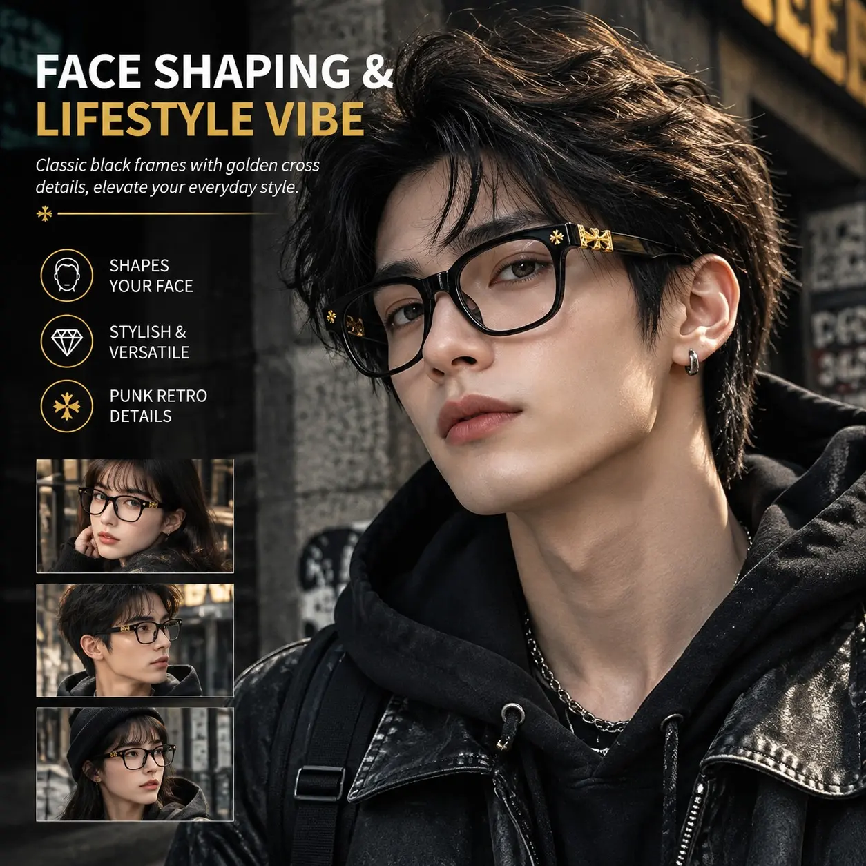 Blue Light Blocking Glasses, Black Frame Lightweight Fashion Eyeglasses, No Makeup Look Unisex Computer Glasses for Women Men, Lightweight Frames