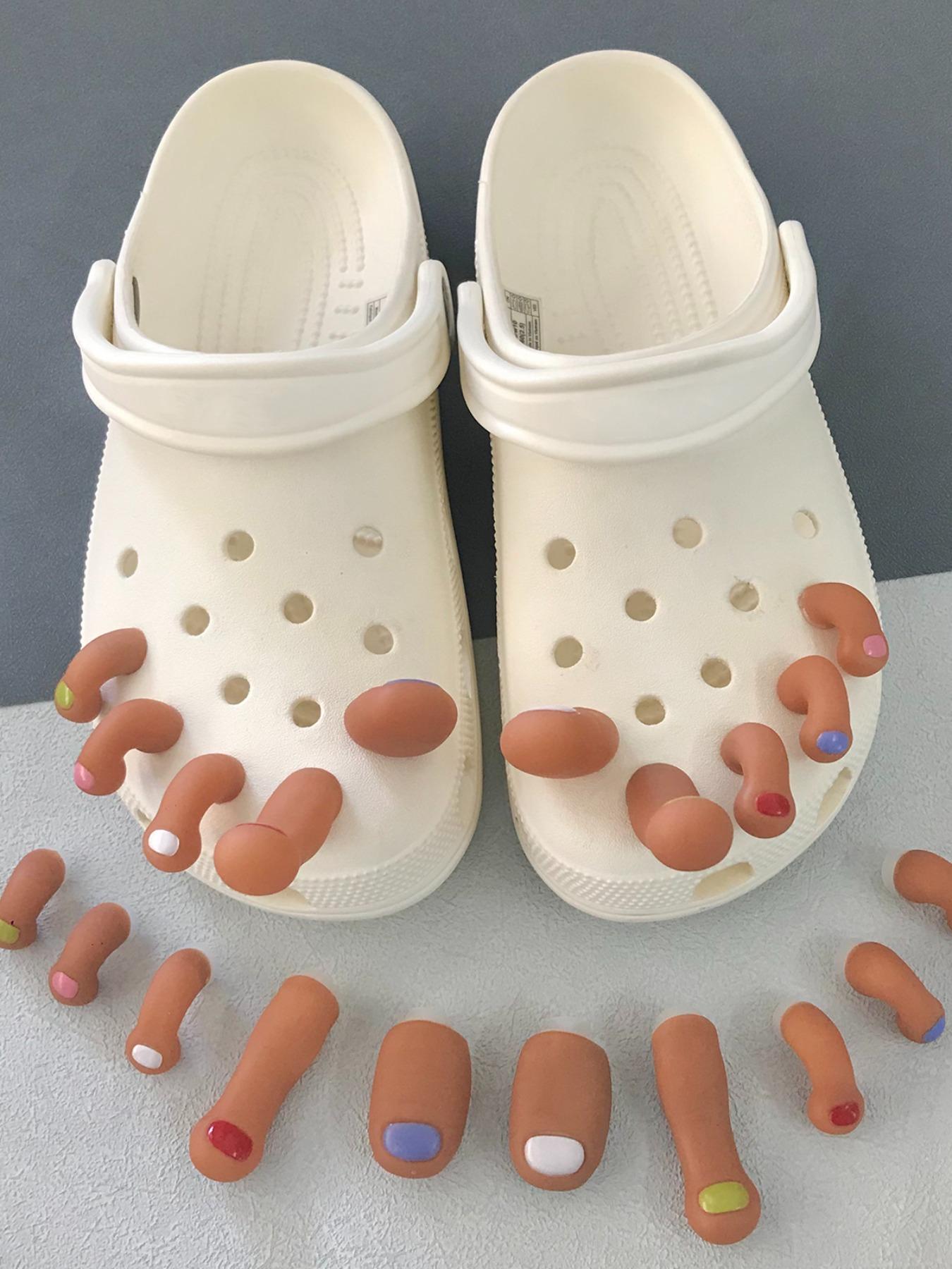 Novelty Cartoon Toes Design Shoe Decoration,Cute Shoe Decoration, Creative Shoe Decoration for Clogs, Croc Jibbitz Novelty Cartoon Toes Design Shoe Decoration,Cute Shoe Decoration, Creative Shoe Decoration for Clogs, Croc Jibbitz