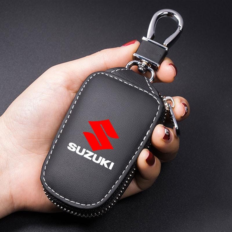 D-Type Key Case Compatible with Suzuki, D-Shape Car Accessory Organizer, Secure Storage Solution for Keys & Remotes