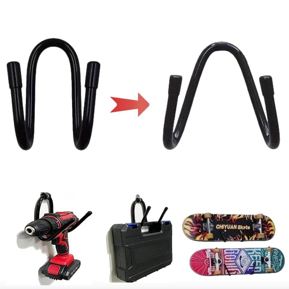 Skateboard Holder, Car Rear Seat Wall Mount, Indoor Hanging Rack, Vacuum Cleaner Stand, Versatile Storage Solution for Home and Vehicle