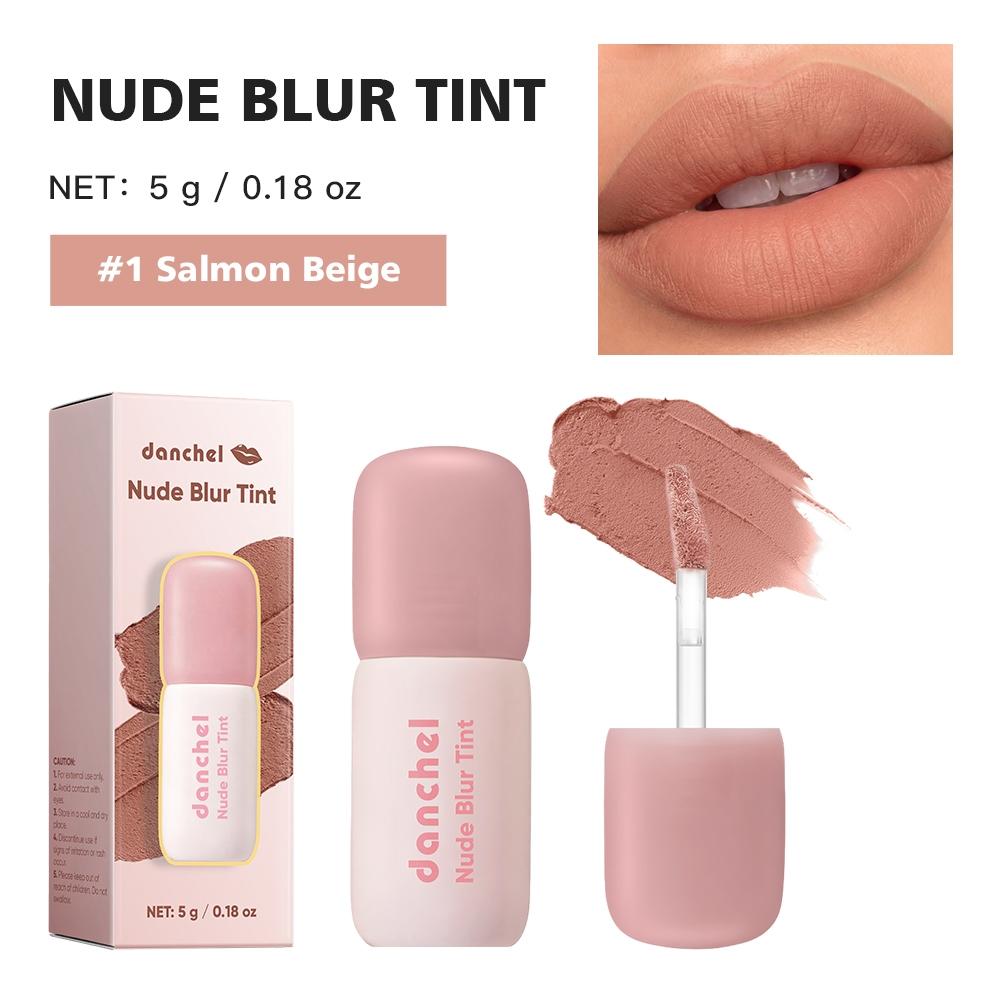 danchel Matte Lip & Cheek Tint, Lip Cosmetic, Lipstick, Makeup, Lip Products Makeup, Long-Lasting Matte Finish, Velvet Texture, 10 Shades, Makeup Gift for Girls & Women, Summer Makeup