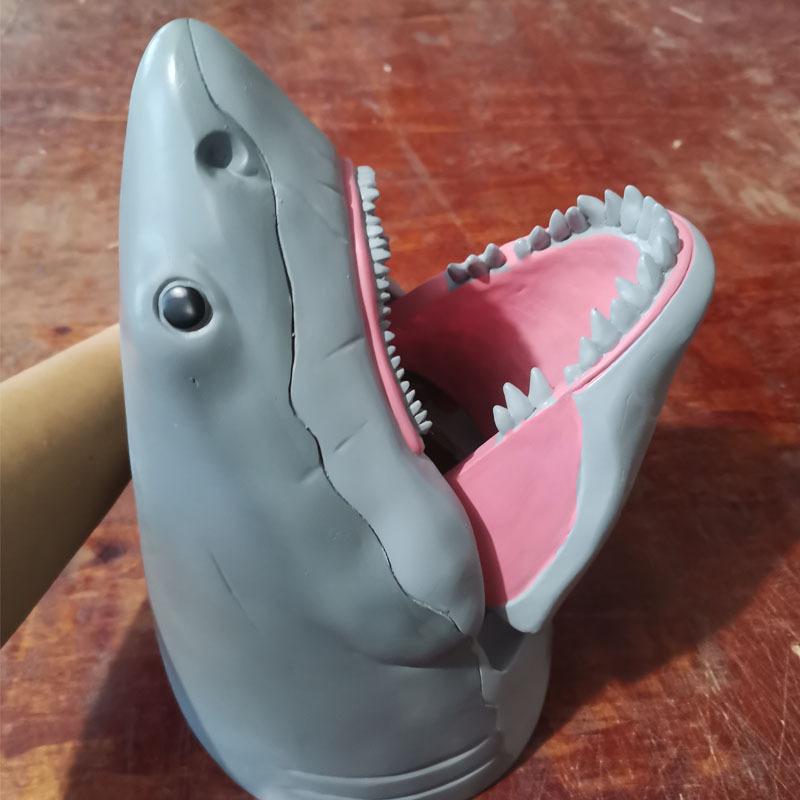 JAWS 50th Anniversary Limited Edition Shark-Shaped Popcorn Bucket, Reusable Creative Snack Bucket, Suitable as Storage Bucket