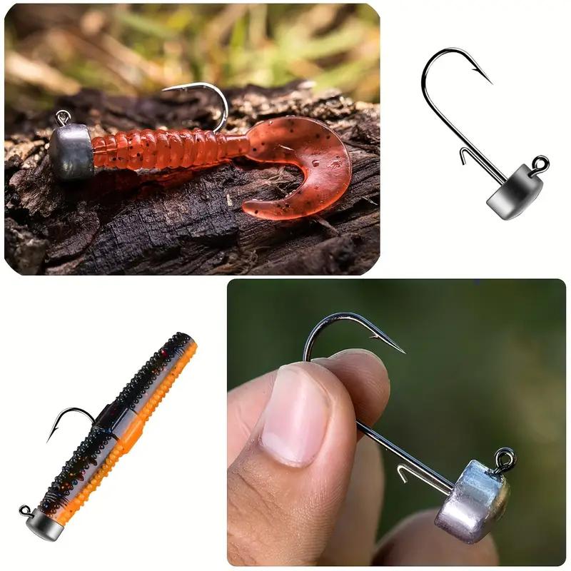 Fishing Hook Set, 50pcs/box Fishing Hook with Storage Box, Durable Metal Structure Fishing Hook, Outdoor Fishing Accessories