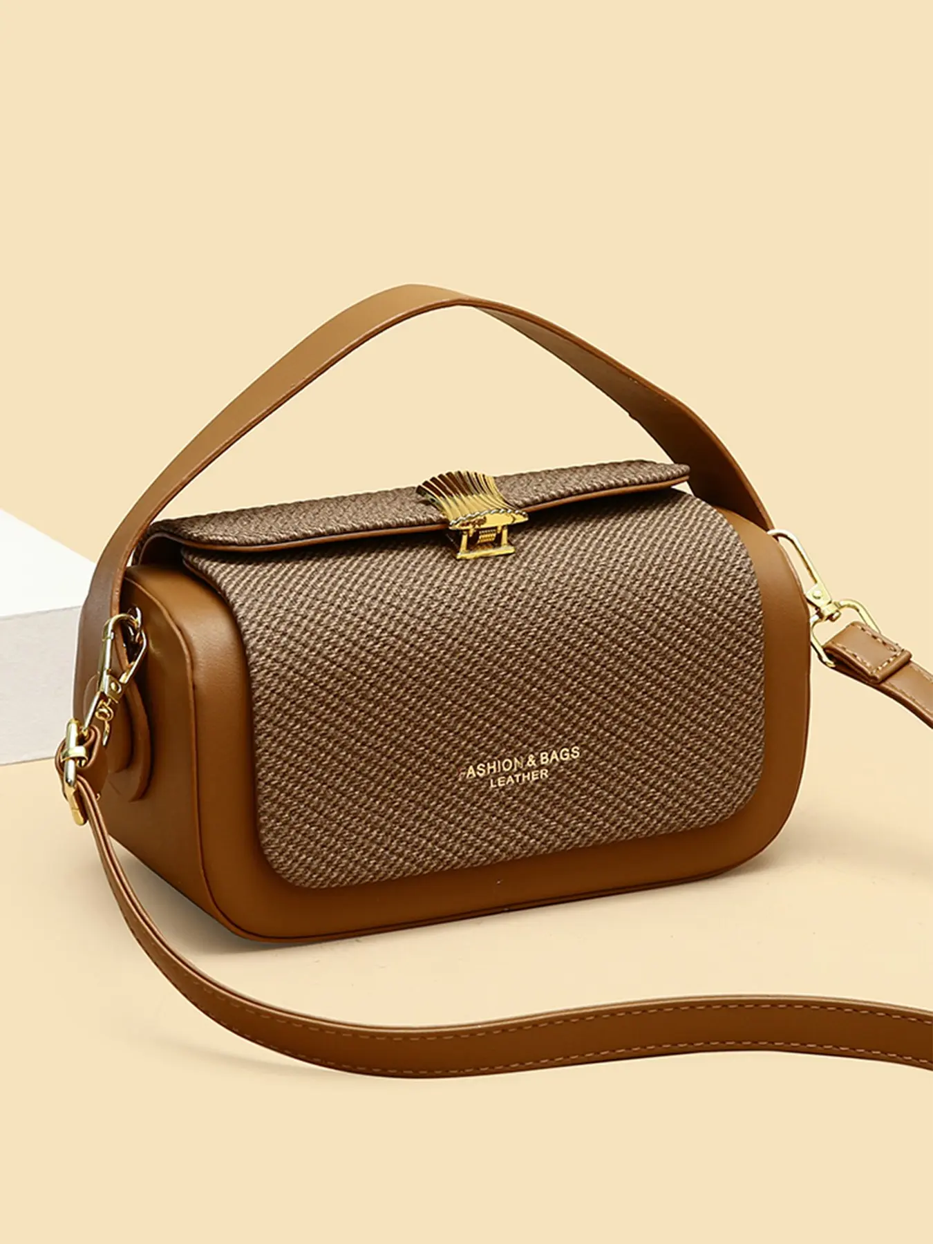 Fashion Handbag Box Bag, Trendy Versatile Simple Elegant Crossbody Bag, High-End Casual Fashion Backpack, Stylish and Practical
