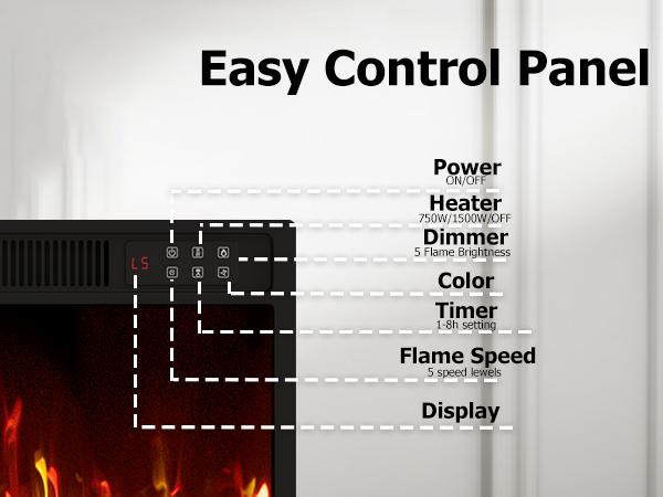 Fireplace TV Stand Entertainment Center with 36" Fireplace, 70" Wooden TV Stand for TVs Up to 80",Media TV Console with High Gloss Storage Cabinet and 16 Colors LED Lights Fireplace TV Stand Entertainment Center with 36" Fireplace, 70" Wooden TV Stand for TVs Up to 80",Media TV Console with High Gloss Storage Cabinet and 16 Colors LED Lights