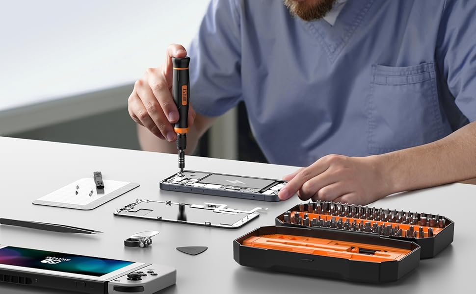 JOREST 152 Precision Screwdriver Set with Magnetic Tool Kit, Torx Triwing Bits for Electronics, Mac, Laptop, PC, RC, PS5, iPhone & Jewelers Hardware JOREST 152 Precision Screwdriver Set with Magnetic Tool Kit, Torx Triwing Bits for Electronics, Mac, Laptop, PC, RC, PS5, iPhone & Jewelers Hardware