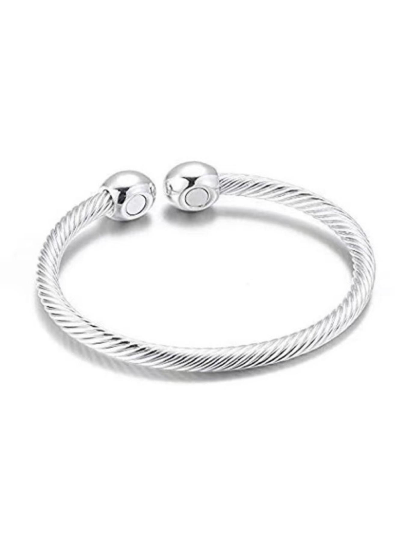 Trendy Magnetic Couple Bracelet, Adjustable Metal Thread Jewelry, Perfect for Dates, Parties, Music Festivals, Showcase Your Style