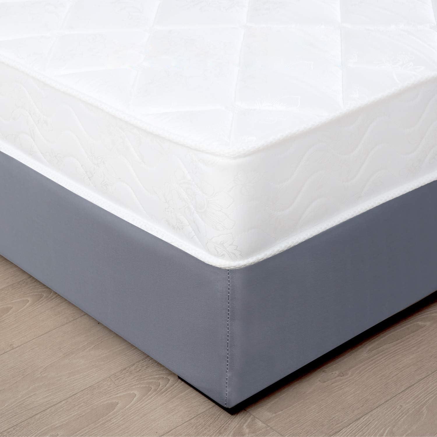 Solid Color Box Spring Cover, Alternative to Bed Skirt, Smooth Elastic Woven Material Wrap Around 4 Sides of The Box Spring, Non-slip Mattress Cover #TiktokShopSpringGlowUp