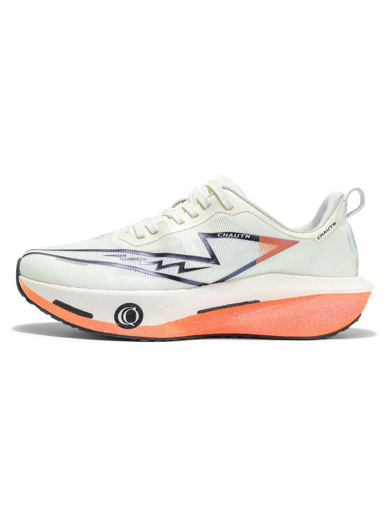 High Elastic Carbon Board Running Shoes, Ultra-Light Breathable Flyknit Sports Shoes, Soft Shock Absorption Marathon Running Shoes, Couples' Edition