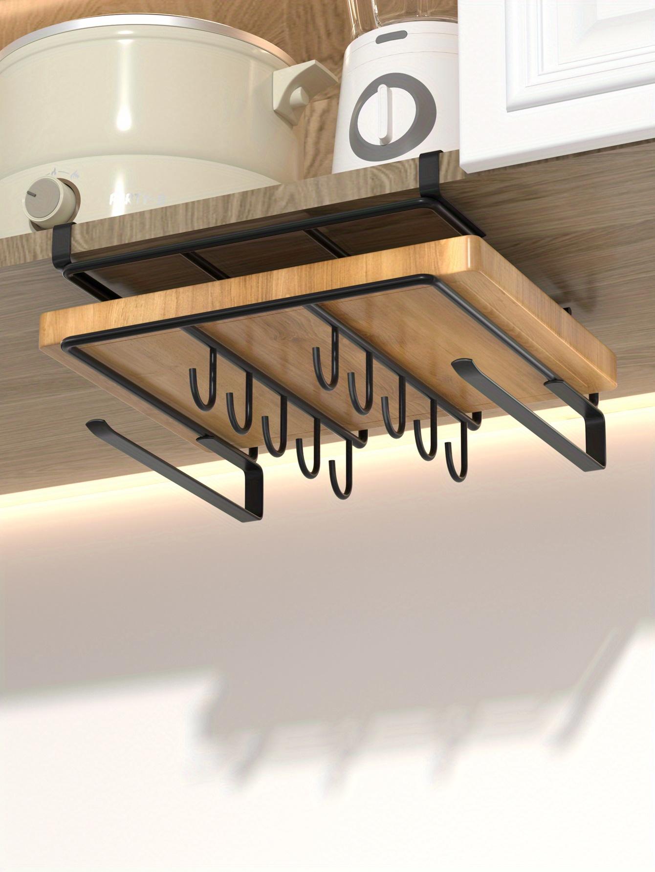 1PC Multi-functional Kitchen Over The Door Organizer Hanging Shelf Cabinet Storage Rack Wall Mounted Hangable