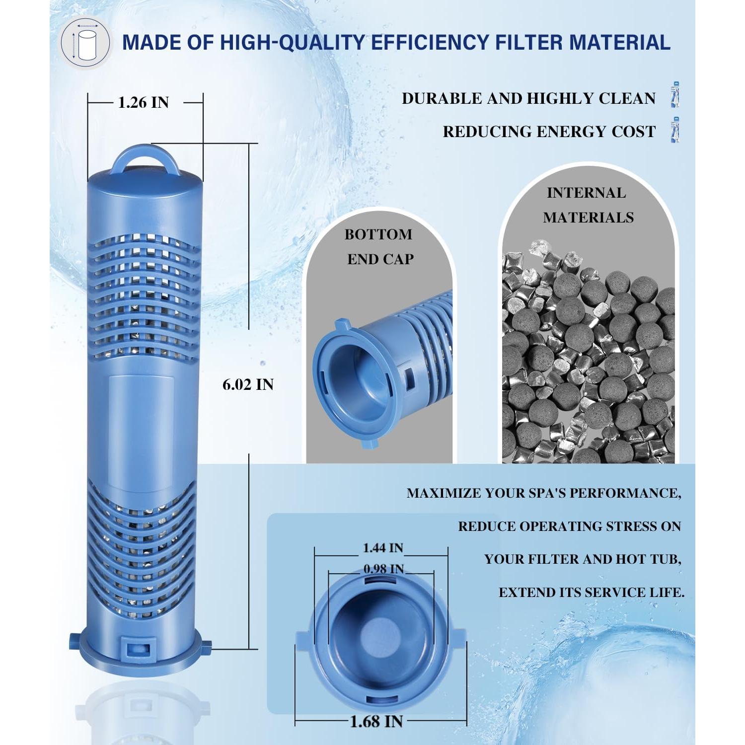 2 count 2890-185 Mineral for Jacuzzi Hot Tub Maintenance, for J500 J400 J300 J-LX Series Filter , Compatible with Jacuzzi Hot Tub's Filtration System 2 count 2890-185 Mineral for Jacuzzi Hot Tub Maintenance, for J500 J400 J300 J-LX Series Filter , Compatible with Jacuzzi Hot Tub's Filtration System