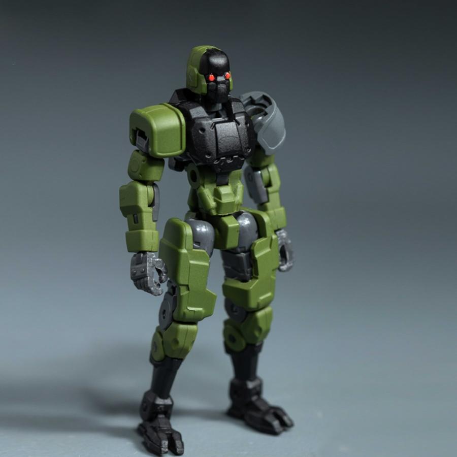 2pcs DIY Assemble Robot Model Kit, Joint-Movable Action Figure, Articulated Figures, Perfect Holiday Gift, Birthday Present, Collectible Decoration