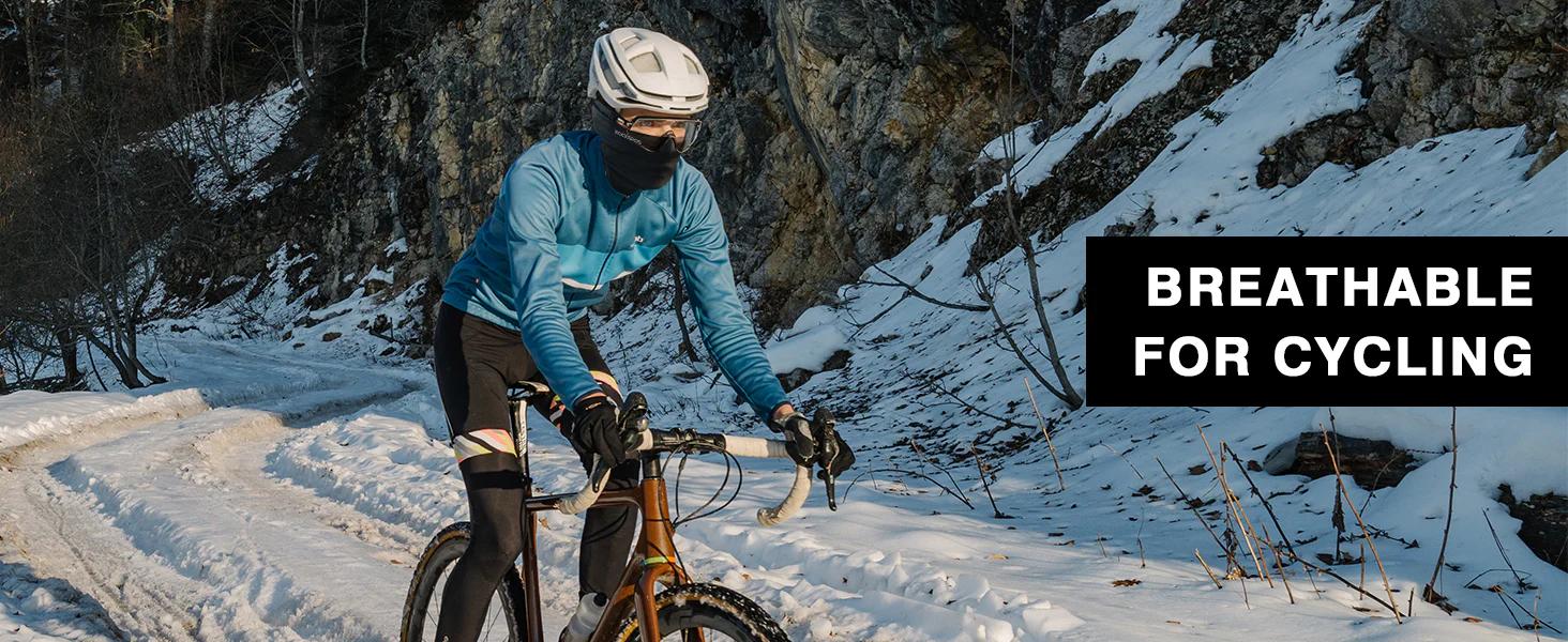 ROCKBROS Cold Weather Windproof Thermal Winter Balaclava Ski Mask Neck Warmer Hood,Full Face Mask for Outdoor Sports,Skiing,Cycling,Fishing