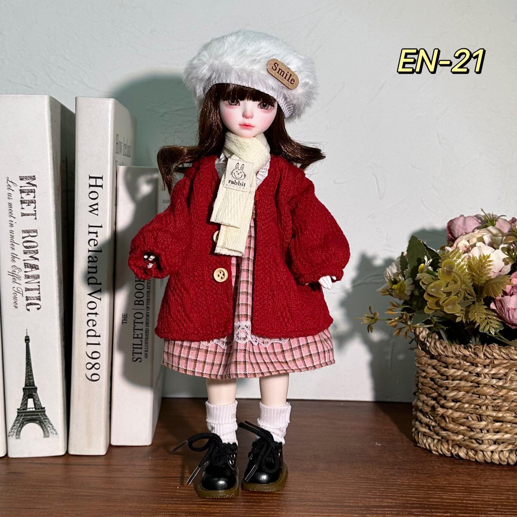 New Winter Suit for 30cm Doll Dress 1/6 BJD Doll Dress