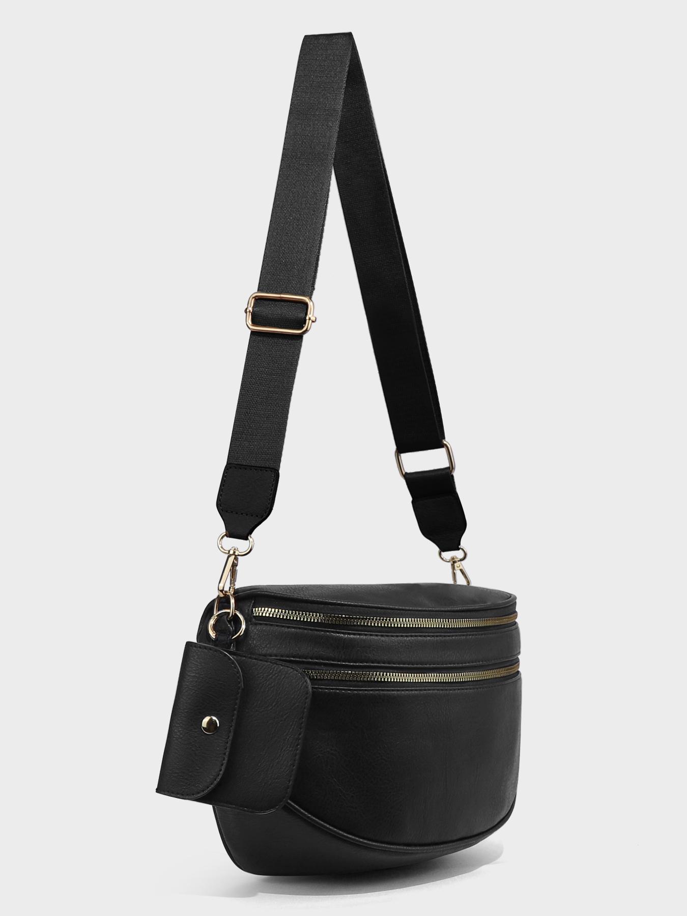 Fashionable Checkerboard Pattern Bag, Casual Versatile Zipper Shoulder Bag with Adjustable Strap and Coin Purse, Stylish Minimalist Commuting Lightweight Shoulder Women's Bag, Adjustable Crossbody Bag