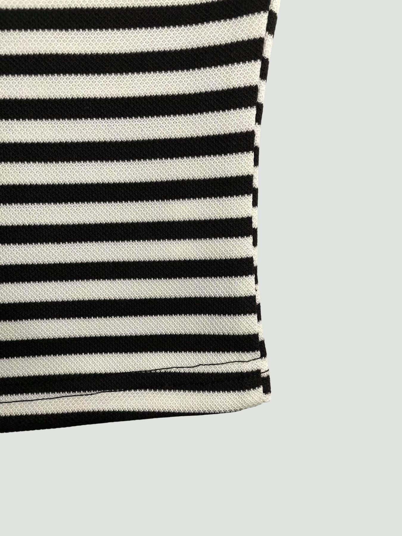 Basic Striped Casual Matching Set for Women - Halter Sleeveless Crop Top &  Shorts Beach Vacation Outfits