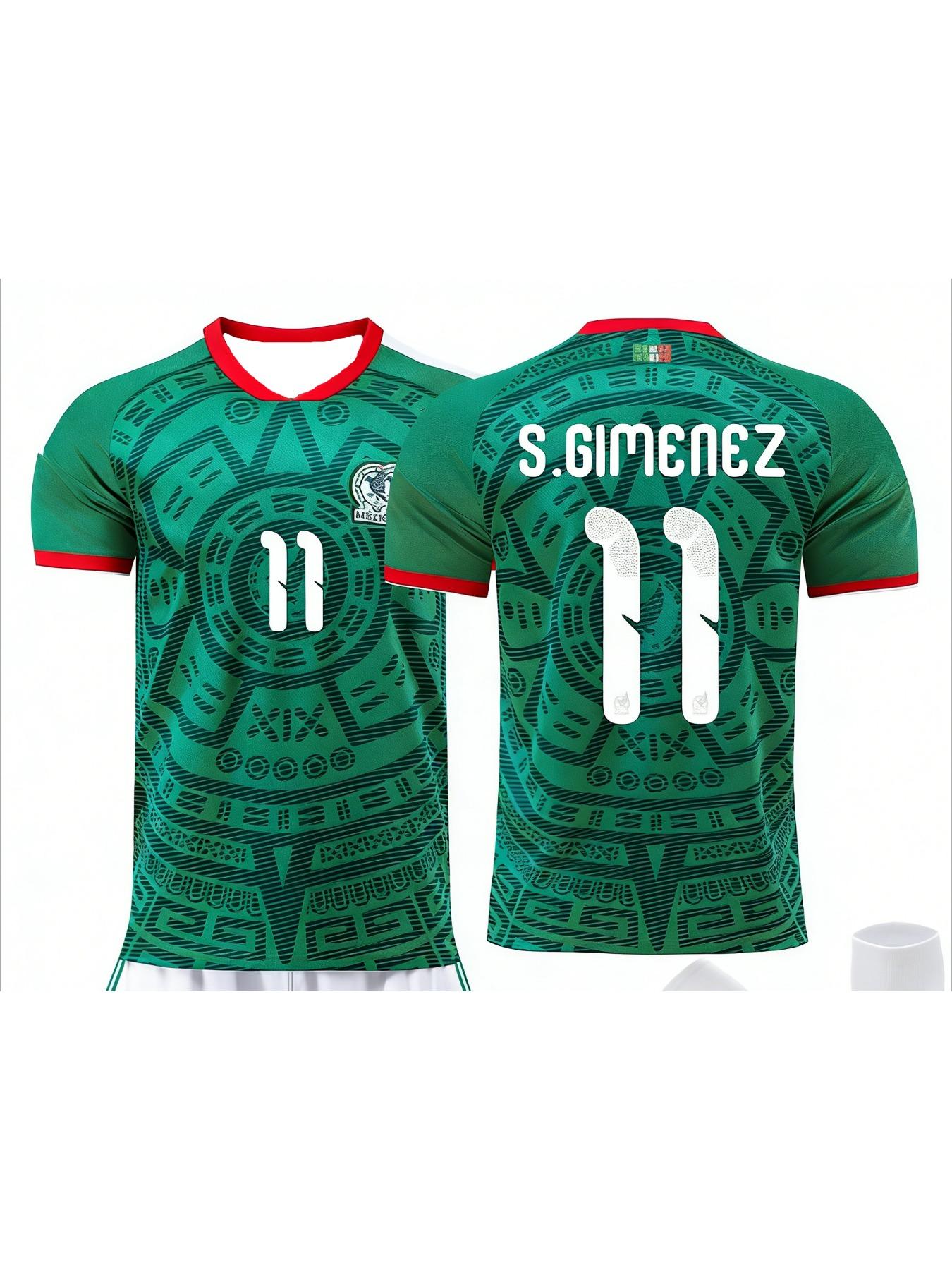 Mexico 2026 Football Suit Gold Cup World Cup Men's and Women's Football Sports Fitness Breathable Lightweight T-shirt