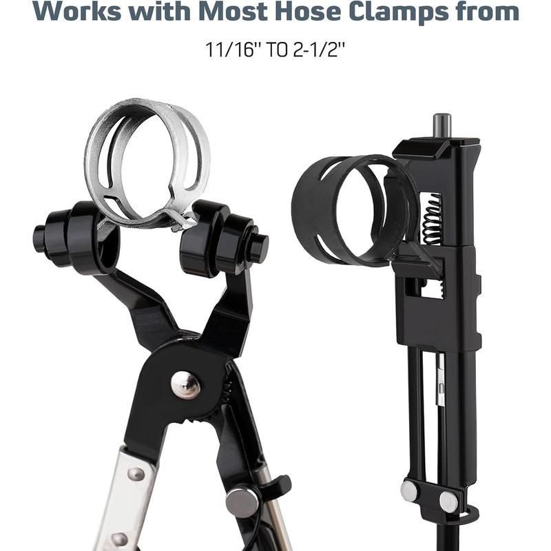 9PCS Hose Clamp Pliers, Long Reach Hose Clamp Tool Remover for Water Hose and Automotive Coolant Radiator Heater with Flexible Wire Long Reach Hose Clamp and Flat Band Pliers 9PCS Hose Clamp Pliers, Long Reach Hose Clamp Tool Remover for Water Hose and Automotive Coolant Radiator Heater with Flexible Wire Long Reach Hose Clamp and Flat Band Pliers