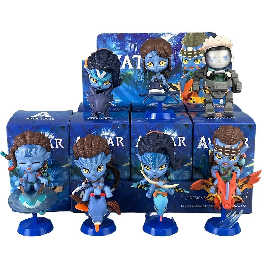 7 Styles Hot Movie Series Avatar Jack Sully Blind Box Trendy Figurines Sci-Fi Movie Merchandise Kurich Ornaments Surprise Gifts