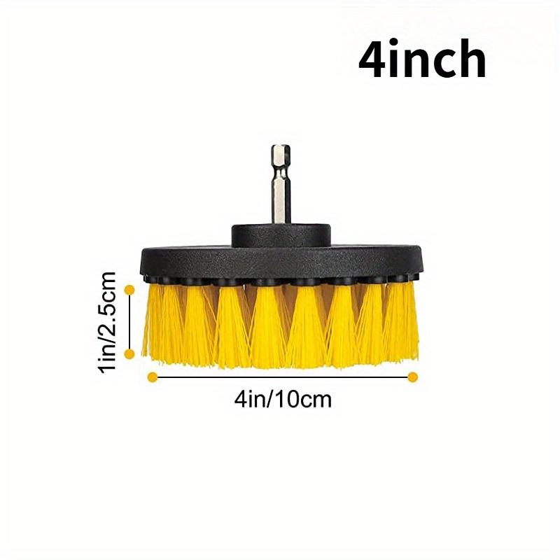 1/3Pcs/Set Electric Scrubber Brush Drill Brush Kit Plastic Round Cleaning Brush For Carpet Glass Car Tires Nylon Brushes