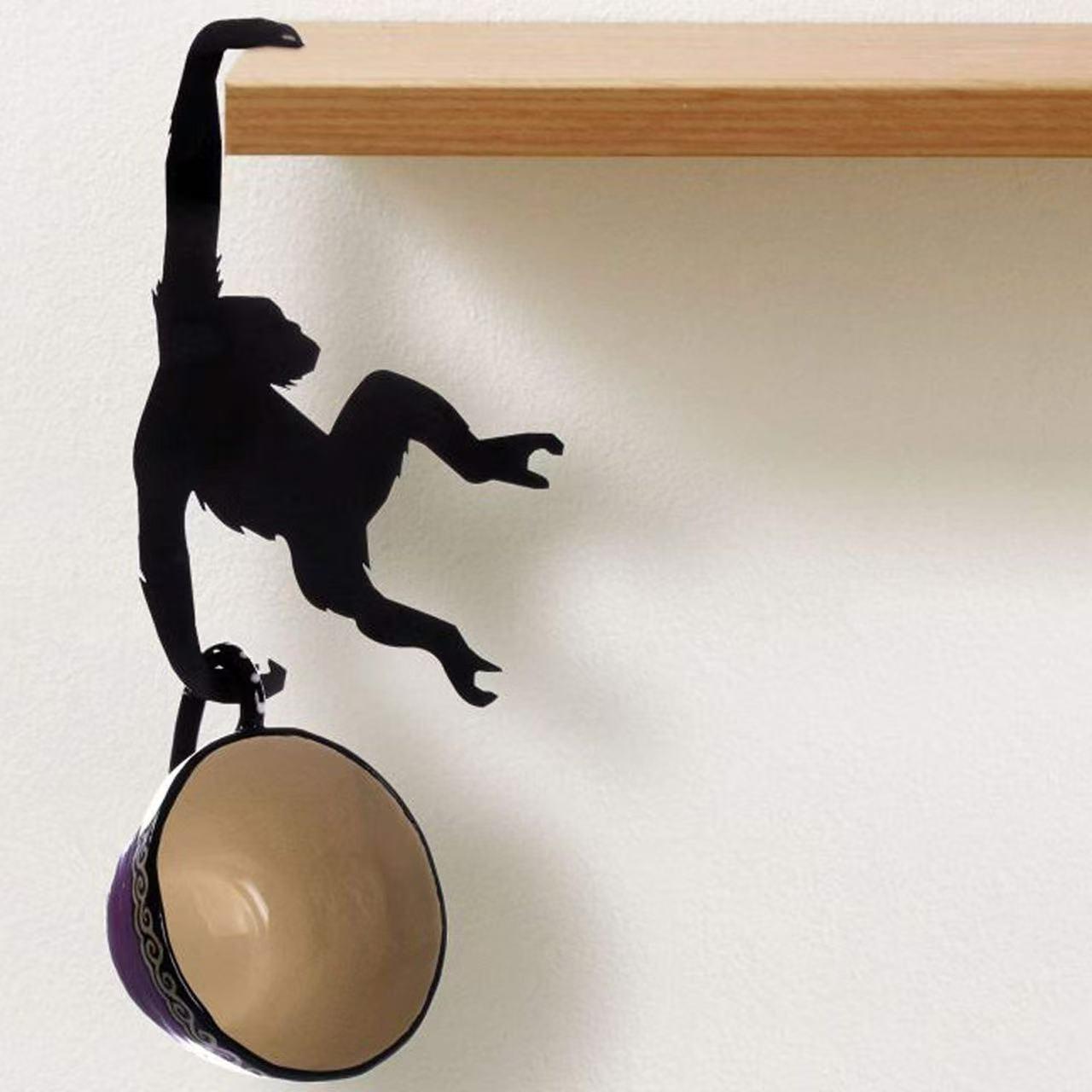 Under Cabinet Banana Holder Hook - Multi-Function Home Hook for Coat, Key Storage, Kitchen Decor, Entryway Use, Functional Home Supply