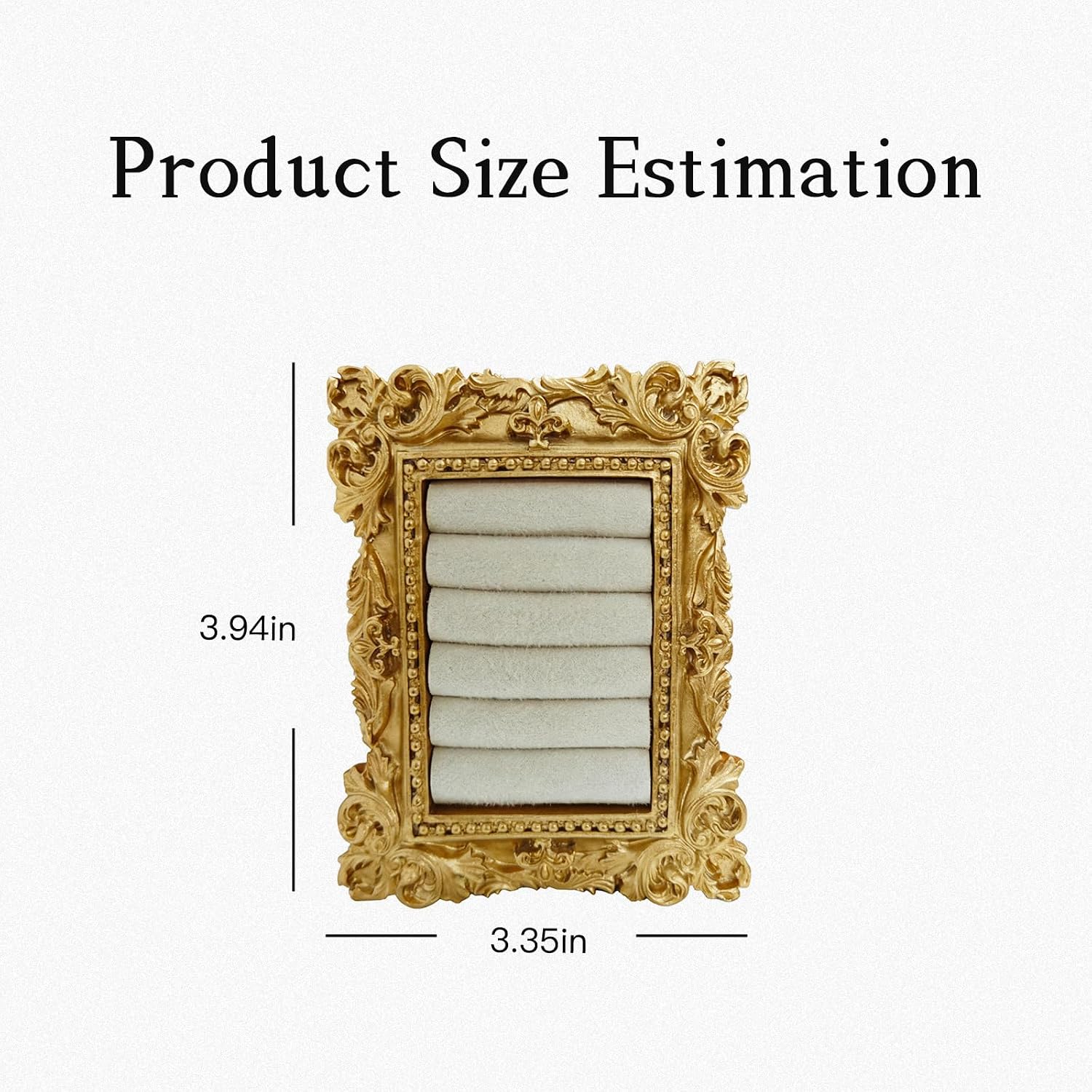 Ring Holder For Women,  Ring Display Stand, Earring Display  Tray, Ideal For Dresser,  Counter, Wedding, Anniversary , Proposal Prop, And Retail Store Display