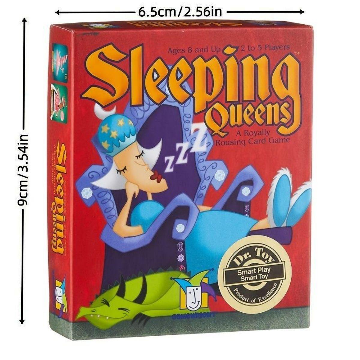 Sleeping Queen Tabletop Game, Math Thinking Training Cards, Family Interactive Card Game, Classic Educational Board Game for Kids Aged 8+