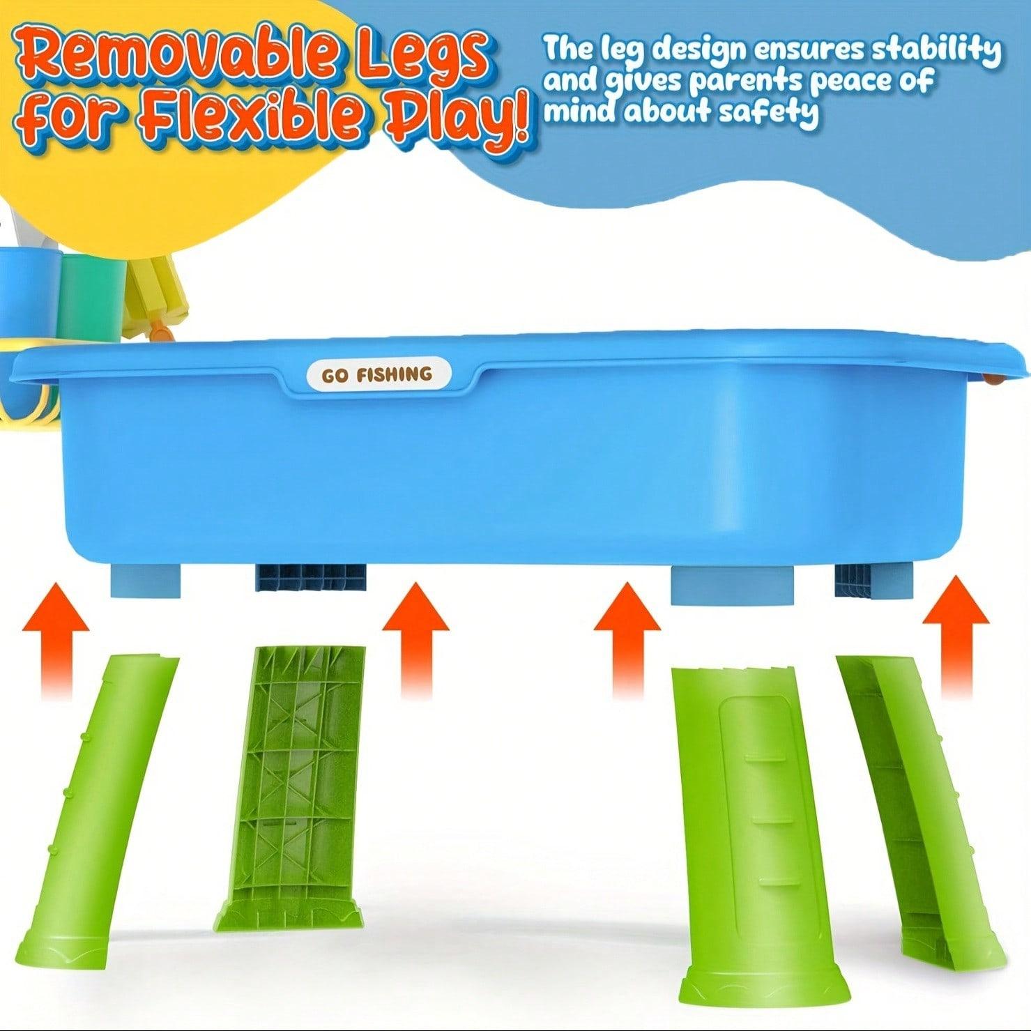 Color Changing Kitchen Sink Toy with Upgraded Electric Faucet, Automatic Water Circulation, Dishwasher and Fishing Playset for Boys and Girls in, Requires 4 AA Batteries Not Included