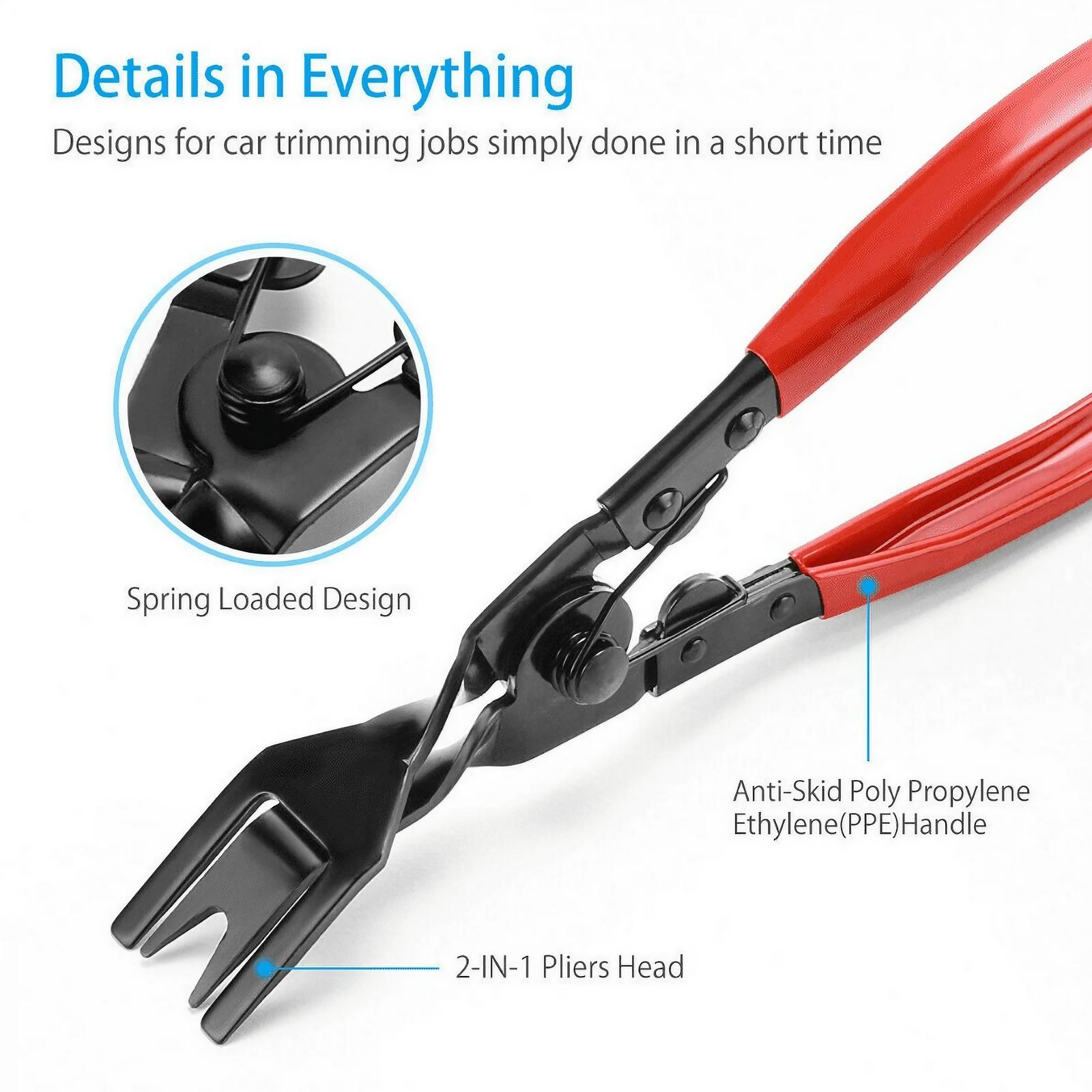 Car Door Panel Removal Tool with Comfortable Handle, Automotive Door Panel Removal Tool Set, Assembly & Disassembly Tools for Car Repair