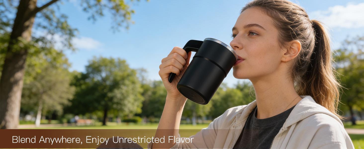 Rechargeable Self-Stirring Coffee Mug – Auto Magnetic Mixing with Temperature Display, 304 Stainless Steel Double-Wall Insulated, Leak-Proof Travel Cup for Coffee Milk Protein Shakes, No Clumps Smooth Mixing, Silent Motor, Christmas Gift for Men Women