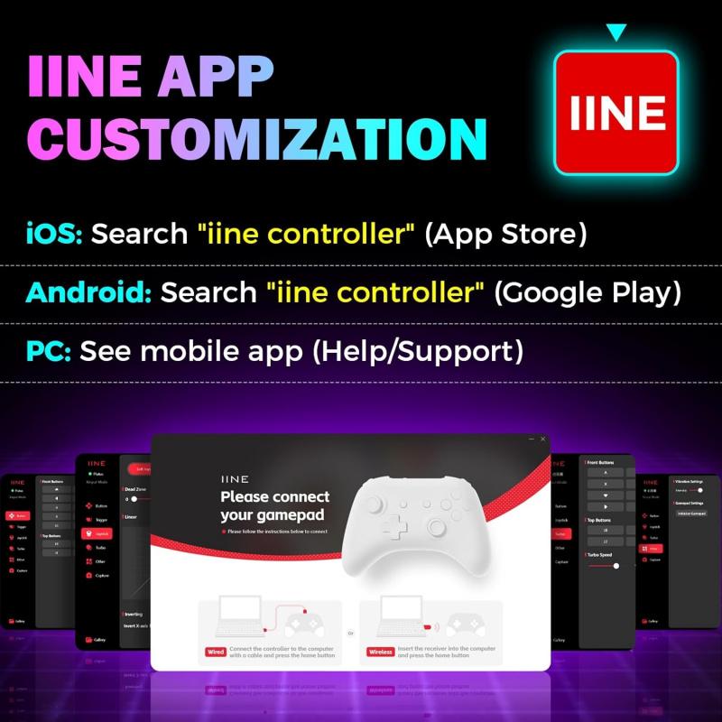 IINE Mini Controller (for iPhone/iPad/Android) a portable wireless controller that supports TikTok swiping, e book page turning, music control, PowerPoint clicking, and selfie shutter functions. The perfect gift.