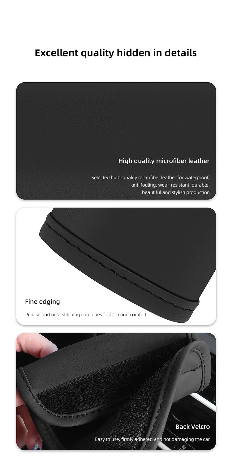 Car Roof Handle Protective Cover Pull Gloves Interior Accessories For Skoda Kylaq Elroq Kodiaq Octavia Enyaq Kamiq Scala Rapid Superb Karoq Fabia Citigo Vision RS Yeti