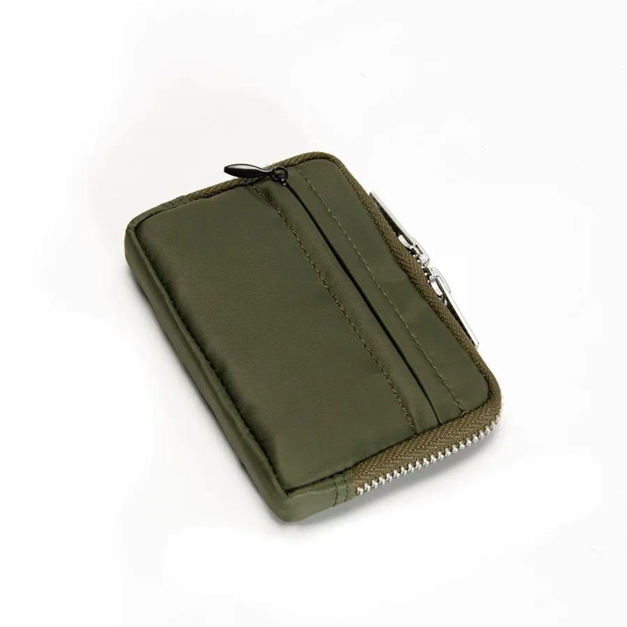 Japanese Men Wallet Earbuds Storage Bag Credit Card Holder Case for Boys Girls Journey Bank Card Organizer  Zipper Coin Purse